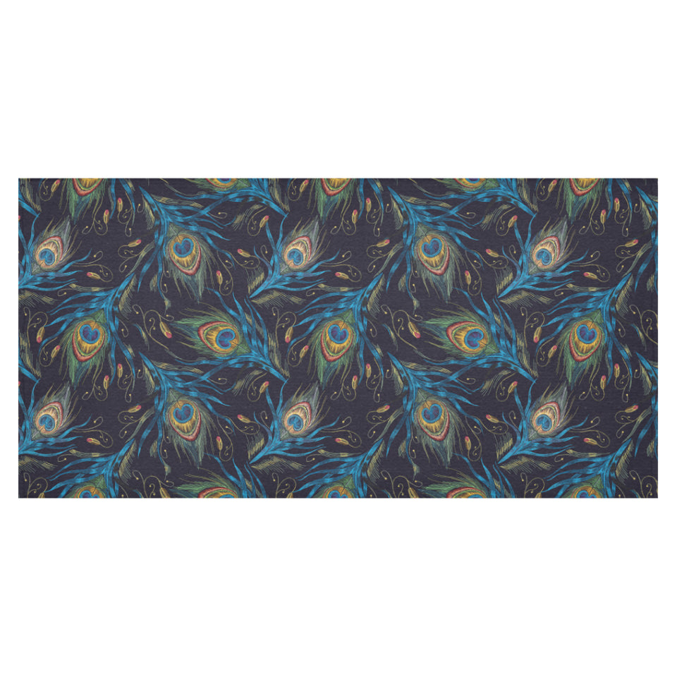 Beautiful peacock feather pattern Tablecloth