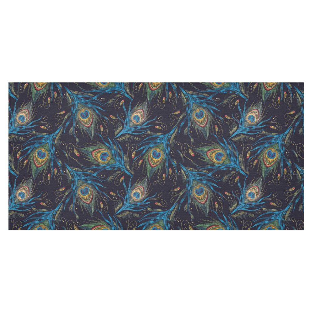 Beautiful peacock feather pattern Tablecloth