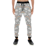 Cute rainbow clound star pattern Unisex Casual Sweatpants