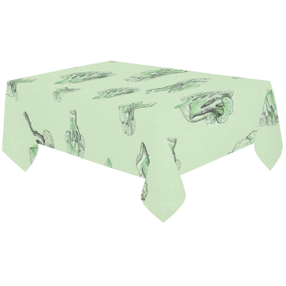 broccoli sketch pattern Tablecloth