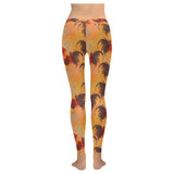red rooster chicken cock pattern Women's Legging Fulfilled In US