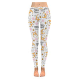 Corgi Dog Pattern Women's Legging Fulfilled In US