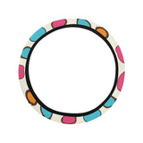 Sun Glasses Pattern Print Design 03 Car Steering Wheel Cover