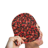 Tomato black background All Over Print Snapback Cap