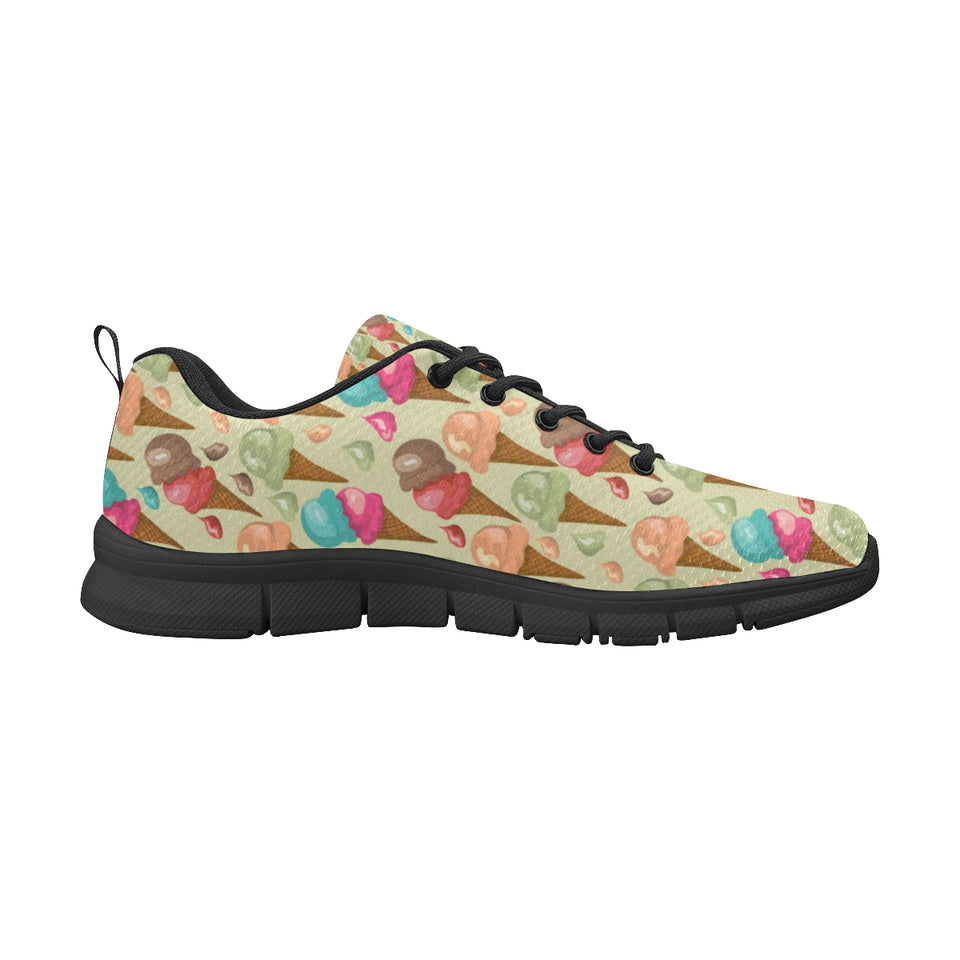 Colorful ice cream pattern Women's Sneaker Shoes