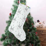 Cute goat design pattern Christmas Stocking