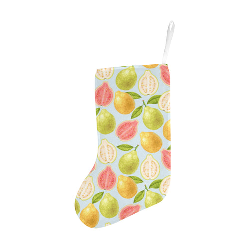 Guava design pattern Christmas Stocking
