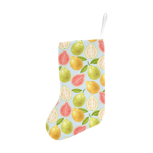Guava design pattern Christmas Stocking