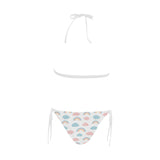 Cute rainbow clound pattern Sexy Bikinis Two-Piece Swimsuits