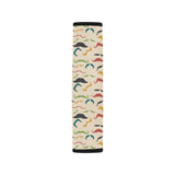 Mustache Beard Pattern Print Design 03 Car Seat Belt Cover