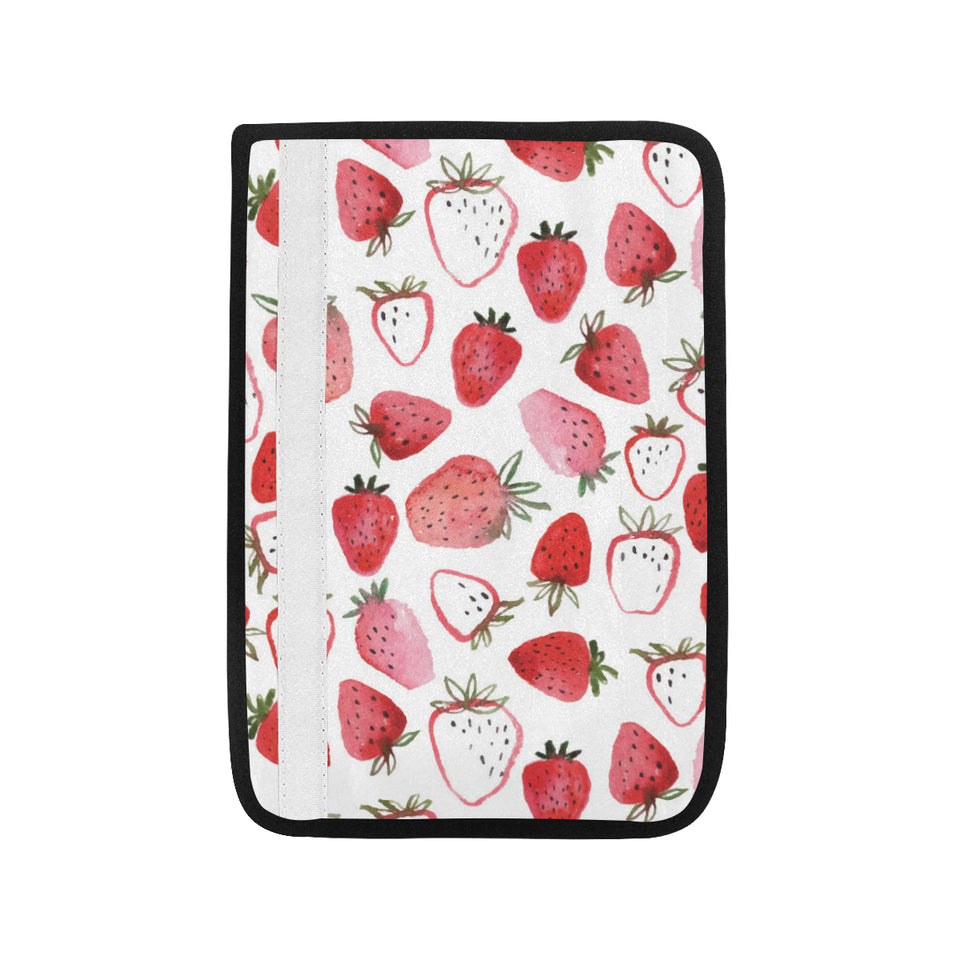 watercolor hand drawn beautiful strawberry pattern Car Seat Belt Cover