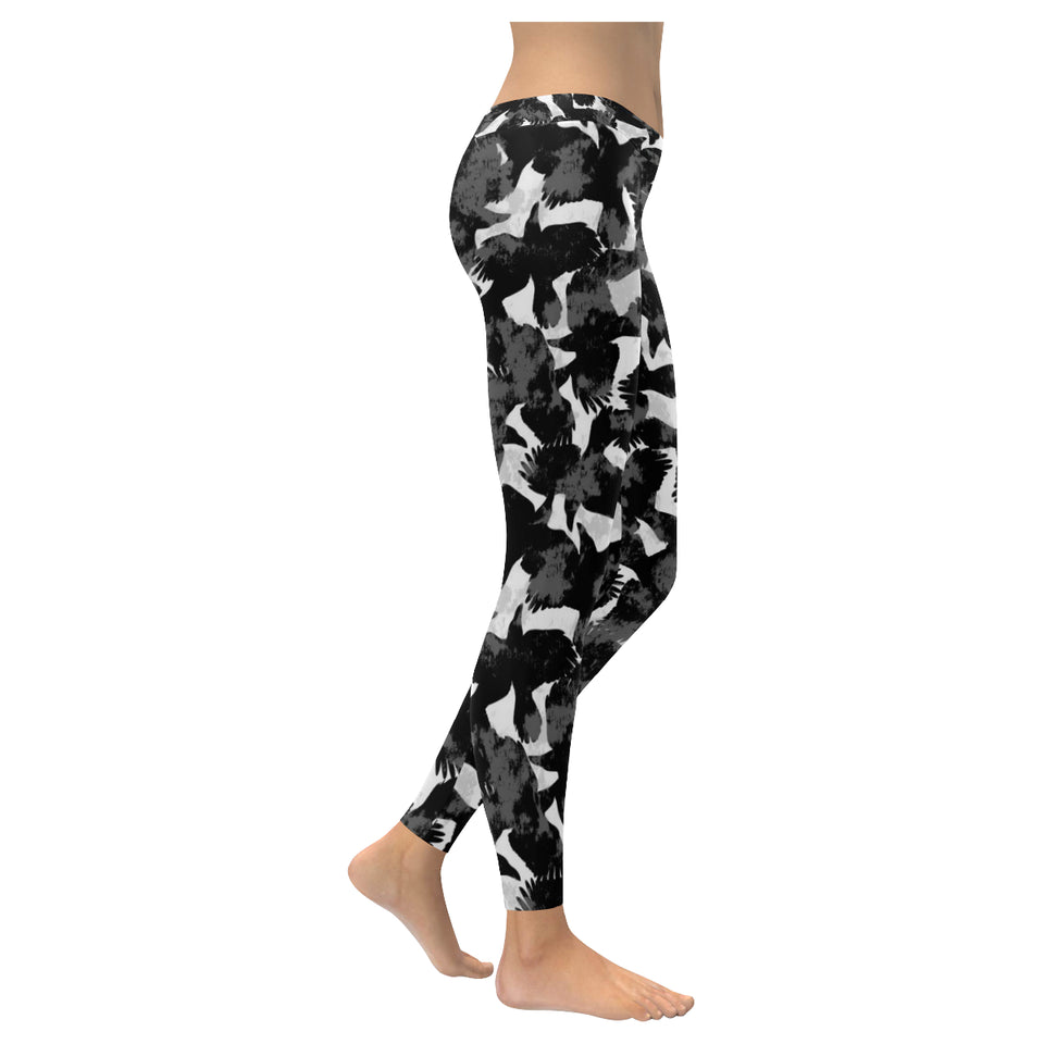Crow illustration pattern Women's Legging Fulfilled In US