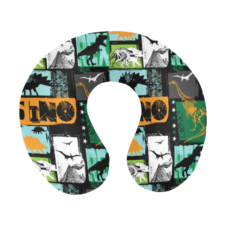 dinosaurs print pattern U-Shaped Travel Neck Pillow
