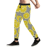 slice of lemon design pattern Unisex Casual Sweatpants