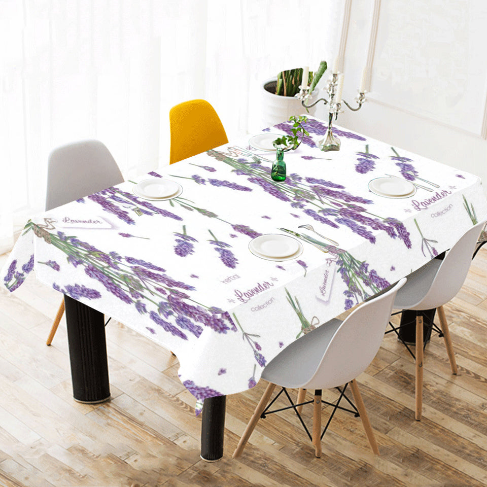 lavender flower design pattern Tablecloth