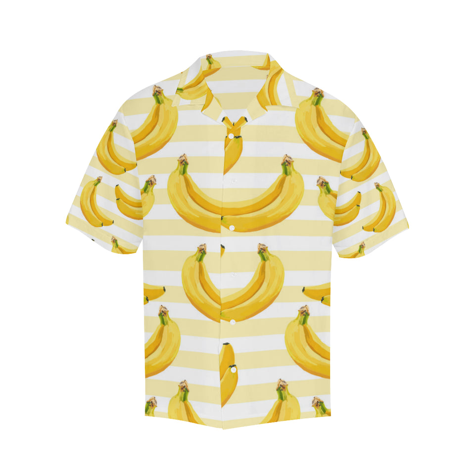 Banana pattern blackground Men's All Over Print Hawaiian Shirt