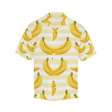 Banana pattern blackground Men's All Over Print Hawaiian Shirt
