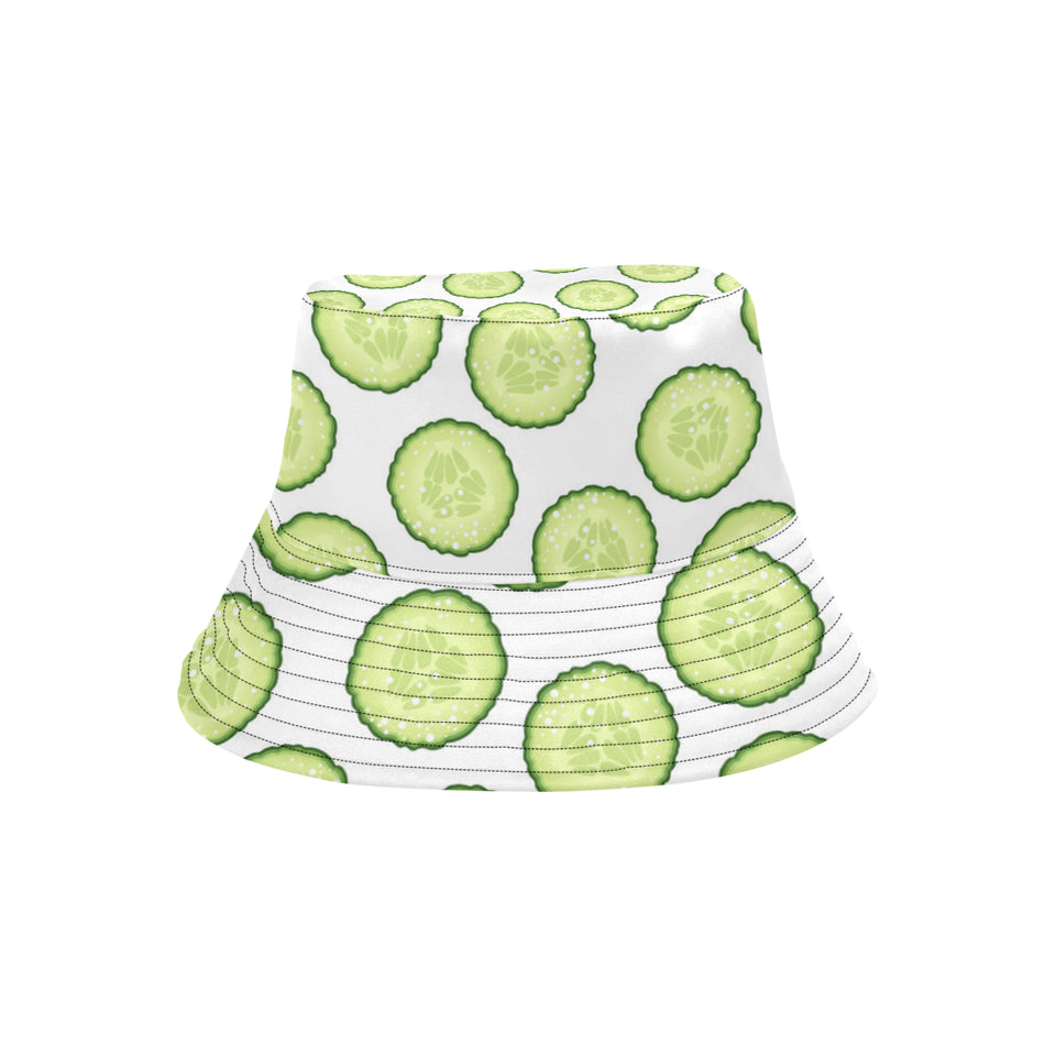 Cucumber slices pattern Unisex Bucket Hat