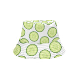 Cucumber slices pattern Unisex Bucket Hat