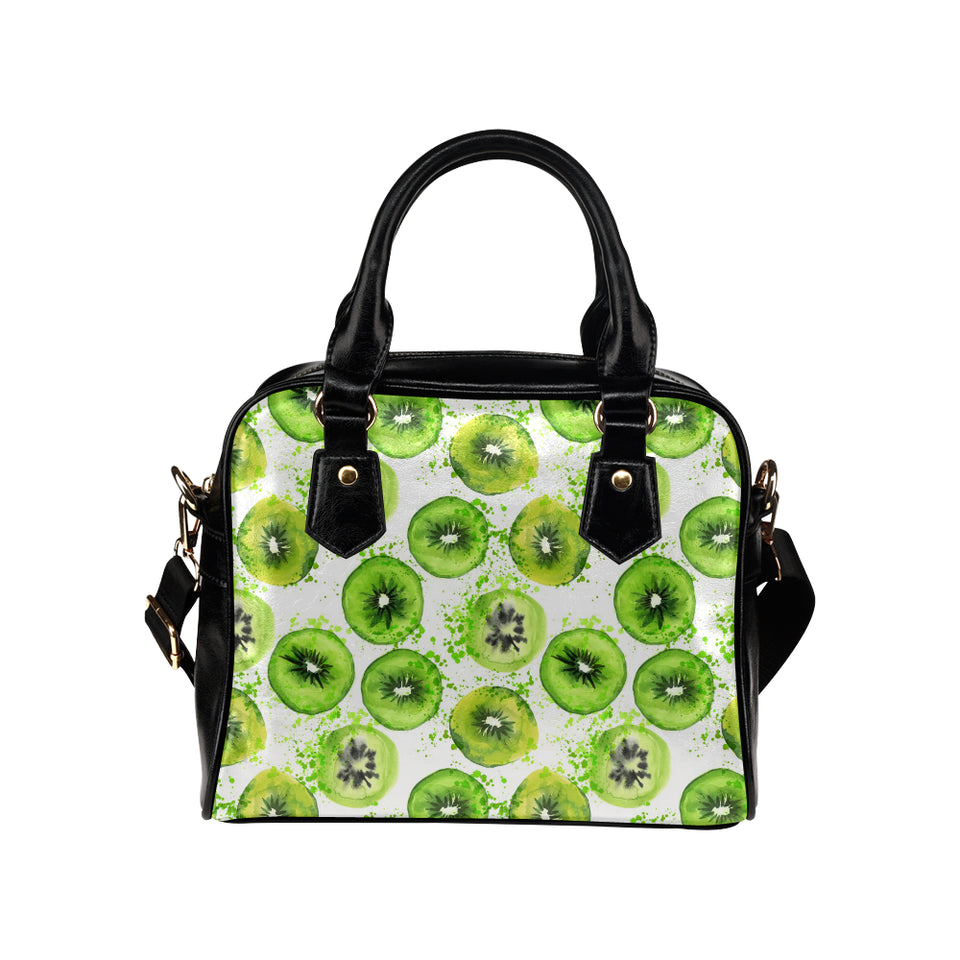 Watercolor kiwi pattern Shoulder Handbag