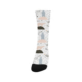Polar bears star poka dot pattern Crew Socks