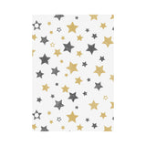 hand drawn gold black star pattern House Flag Garden Flag