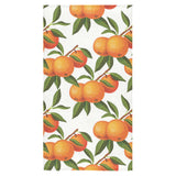Oranges pattern background Bath Towel