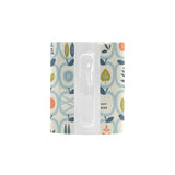 apples leaves pattern Classical White Mug (Fulfilled In US)
