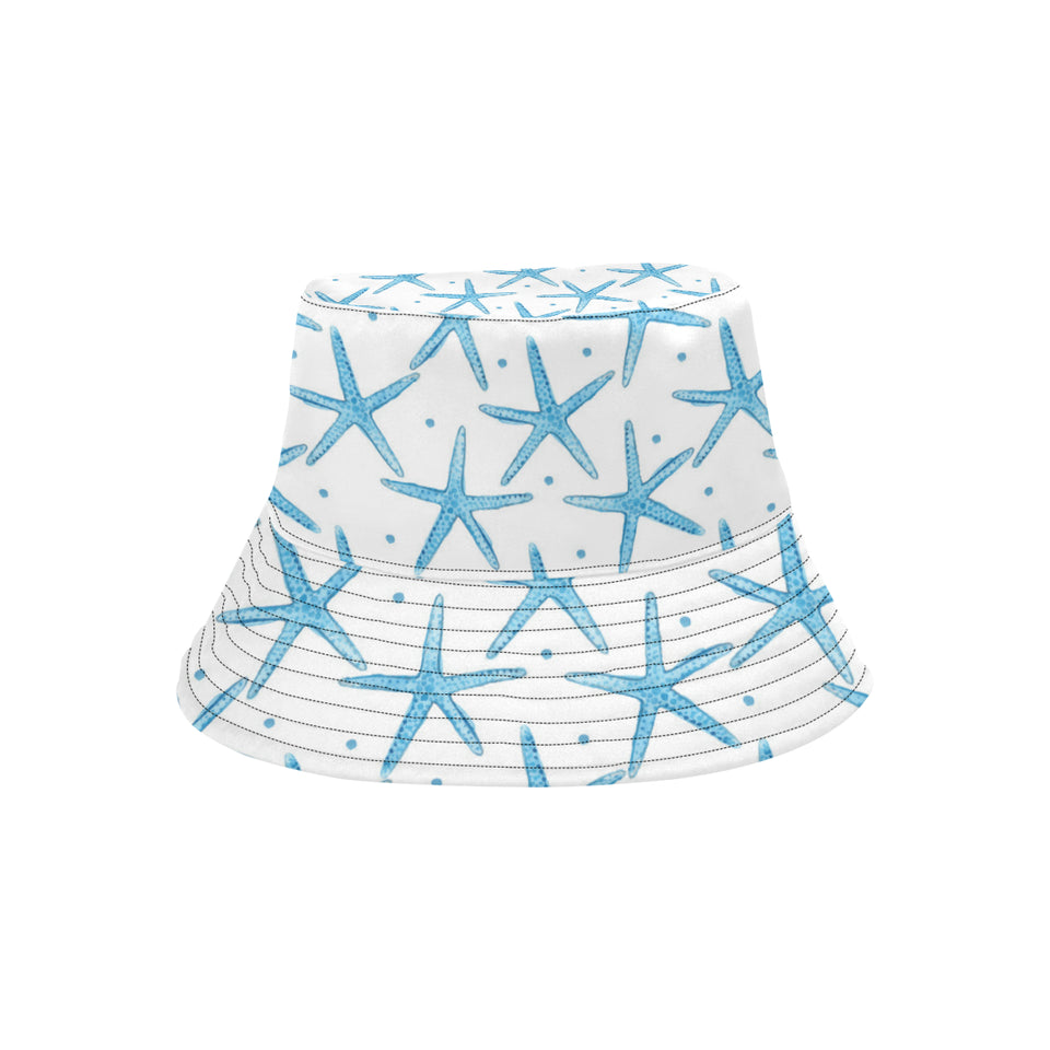Watercolor starfish pattern Unisex Bucket Hat