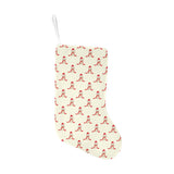 Golden Retriever Pattern Print Design 01 Christmas Stocking