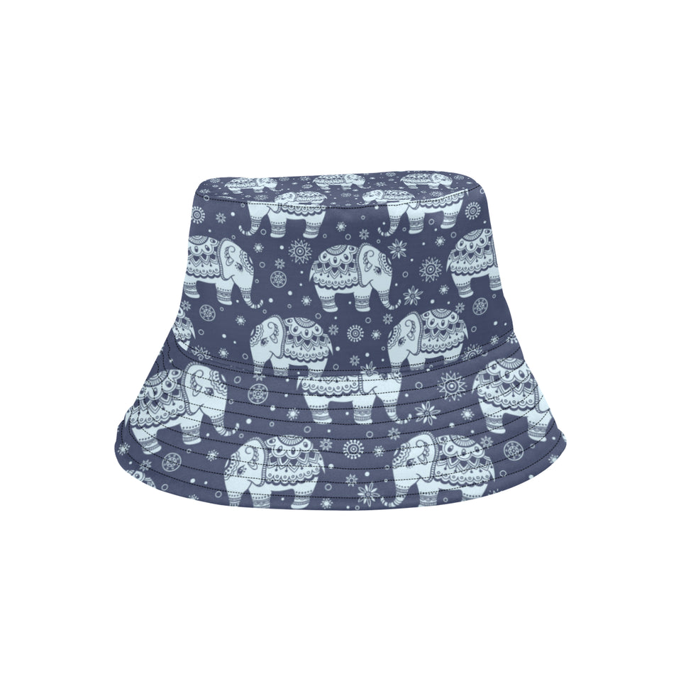Elephant tribal design pattern Unisex Bucket Hat