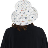 Cute helicopter star pattern Unisex Bucket Hat