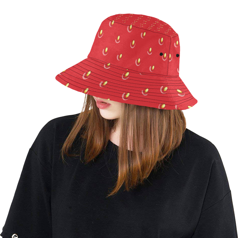 strawberry texture skin pattern Unisex Bucket Hat
