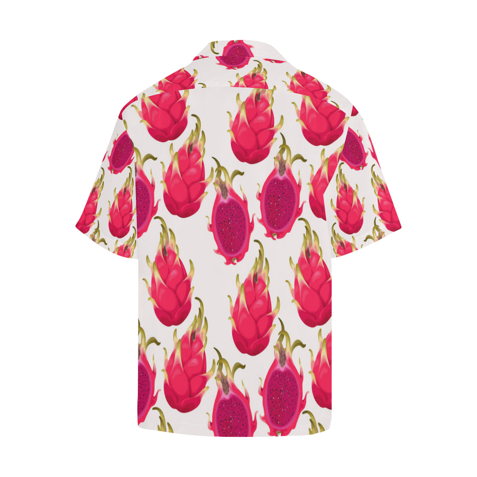 dragon fruits design pattern Men's All Over Print Hawaiian Shirt