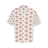 Sausage Pattern Print Design 05 Men's All Over Print Hawaiian Shirt (Model T58)