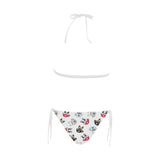 French bulldog cup paw pattern Sexy Bikinis Two-Piece Swimsuits