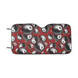 Billiard Ball Pattern Print Design 05 Car Sun Shade