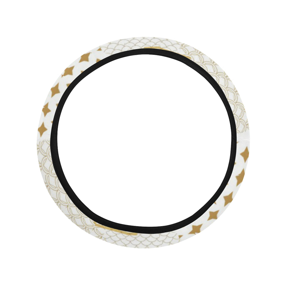 Beautiful gold japanese pattern Car Steering Wheel Cover