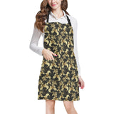 Goldfish Pattern Print Design 01 All Over Print Adjustable Apron