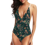 Snake forest pattern Women's One-Piece Swimsuit