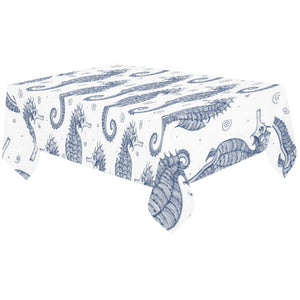 Seahorse pattern background Tablecloth