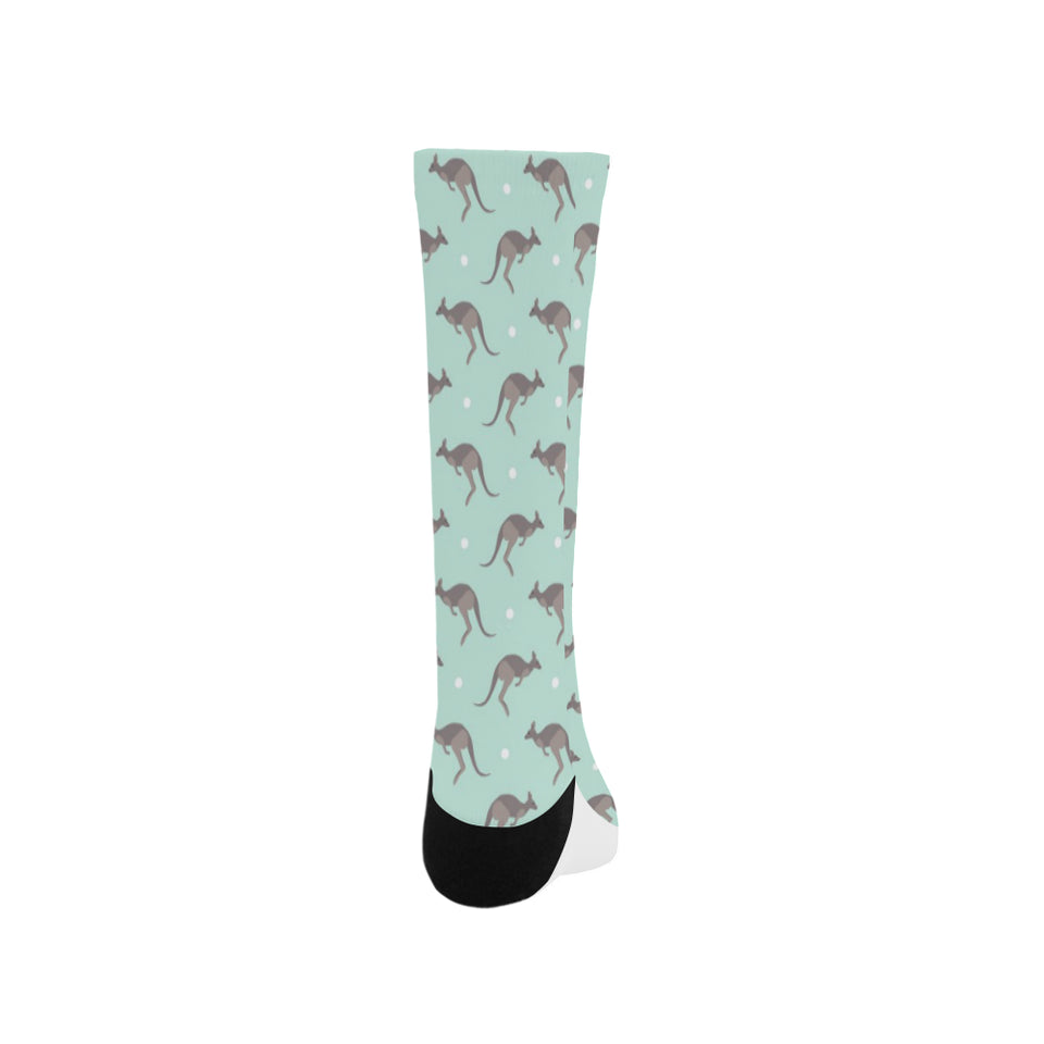 Kangaroo pattern background Crew Socks