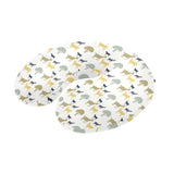 Silhouettes of goat and tree pattern U-Shaped Travel Neck Pillow