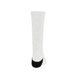 arabic white pattern Crew Socks