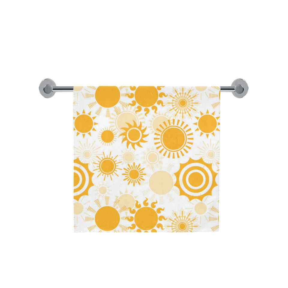 Sun design pattern Bath Towel