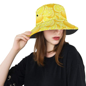 lemon pattern Unisex Bucket Hat