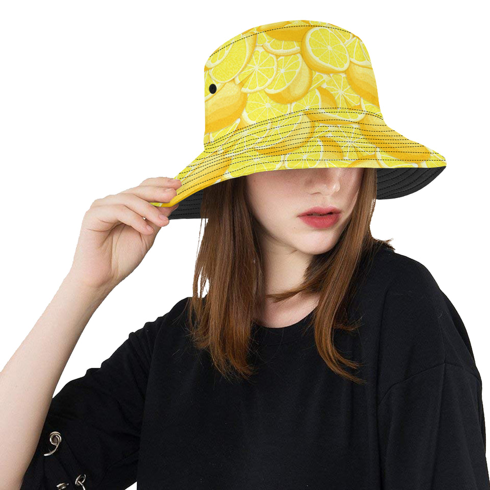 lemon pattern Unisex Bucket Hat