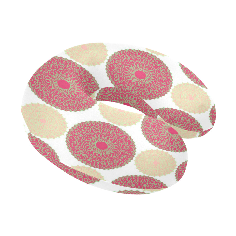Circle indian pattern U-Shaped Travel Neck Pillow