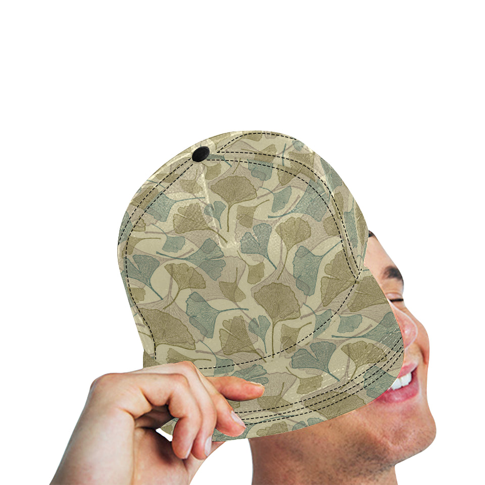 Ginkgo leaves design pattern All Over Print Snapback Cap