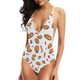 peanuts pattern background Women's One-Piece Swimsuit